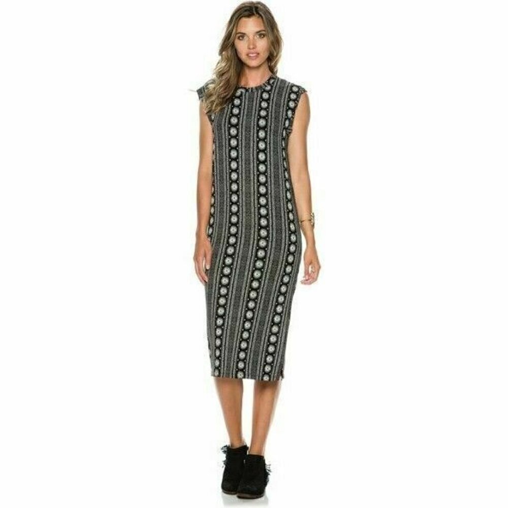 Lira X Swell Exclusive Black Farrah Muscle Dress S - Picture 2 of 9